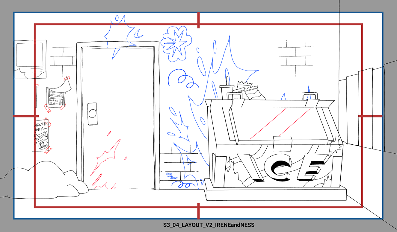 Background Layout Design - Irene Le, Revisions - Ness