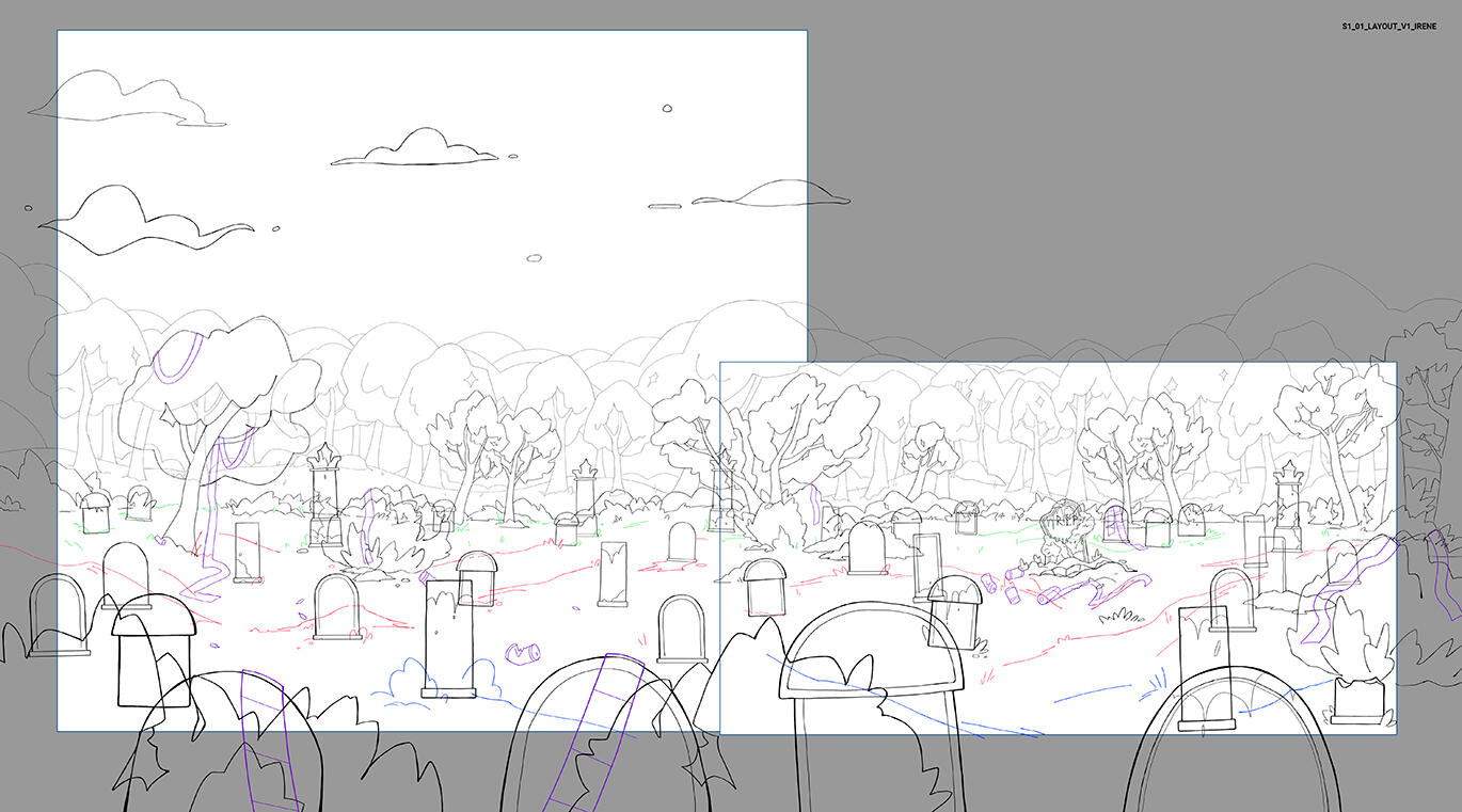 Background Layout Design - Irene Le