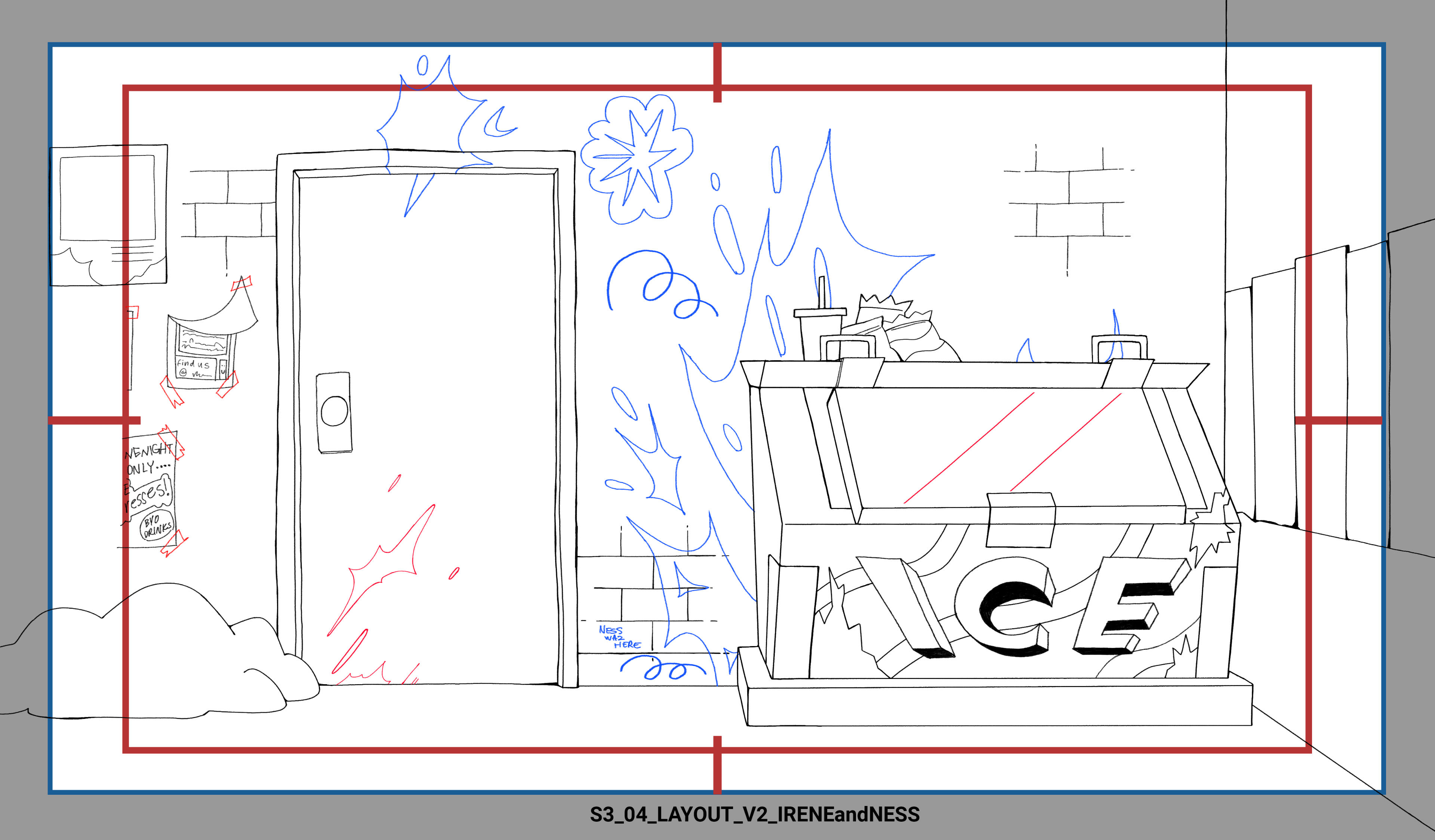 Background Layout Design - Irene Le, Revisions - Ness