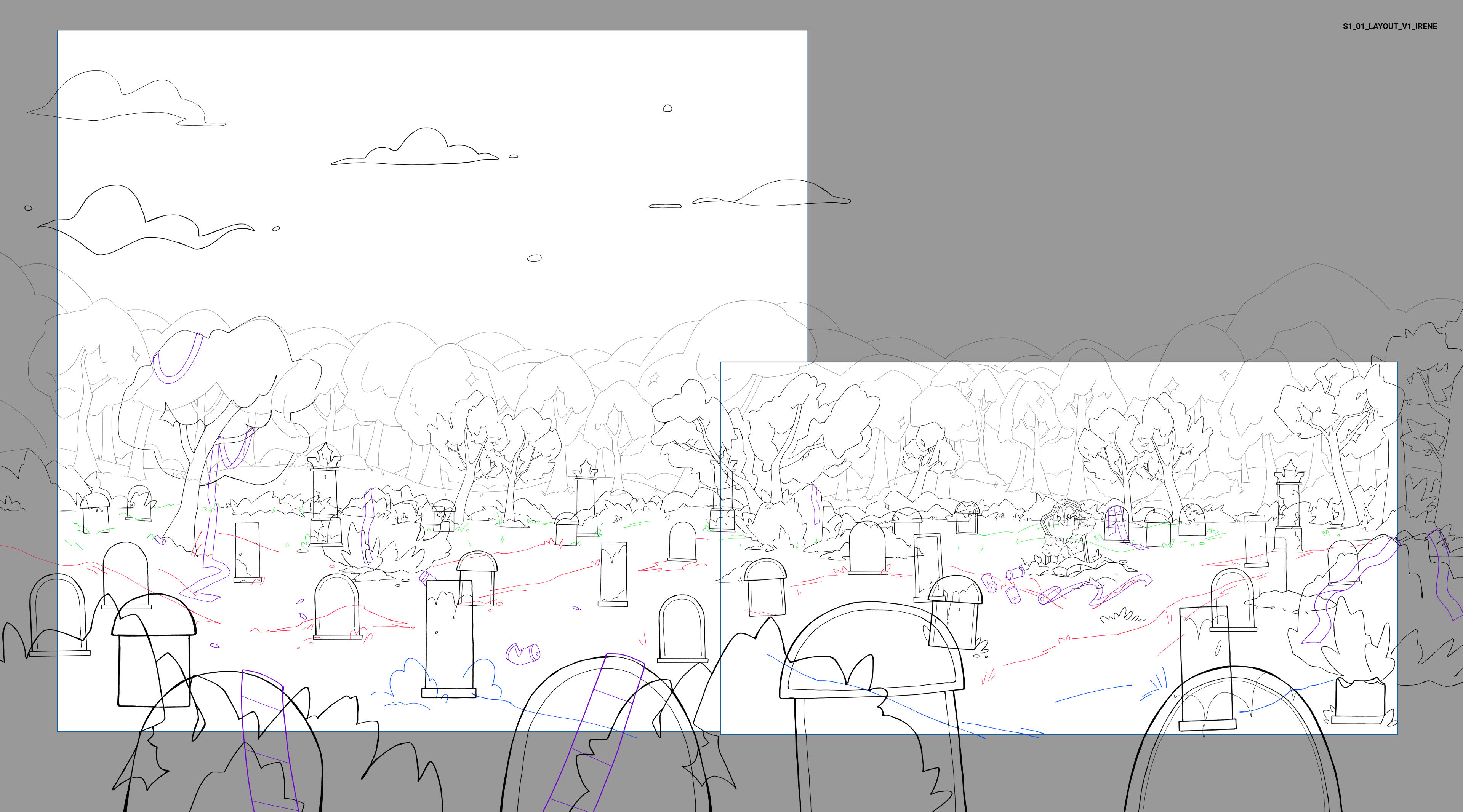 Background Layout Design - Irene Le